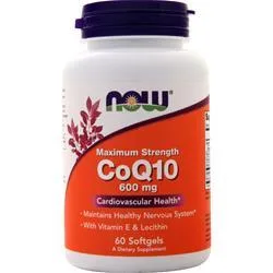 Now CoQ10 (600mg) 60 sgels