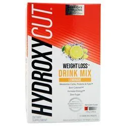 Muscletech Hydroxycut Weight Loss Drink Mix Lemonade 21 pckts
